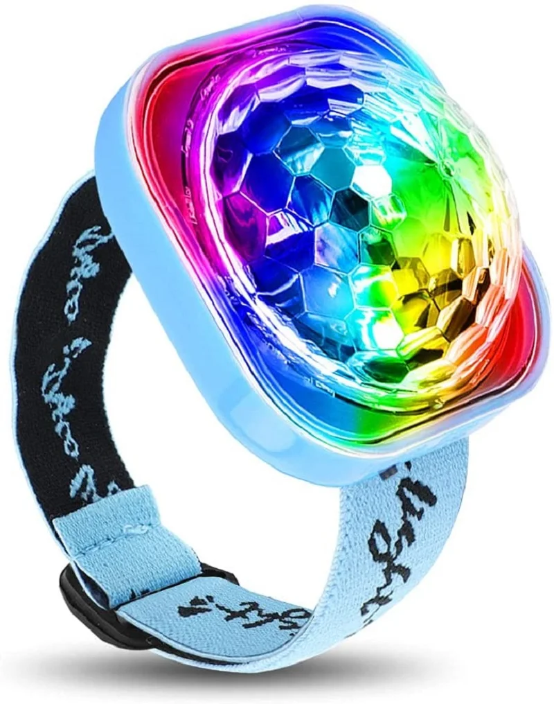 Usb de carregamento led luz noturna luz disco pulseira pulseira esportes ao ar livre festa luz presente aniversário das crianças