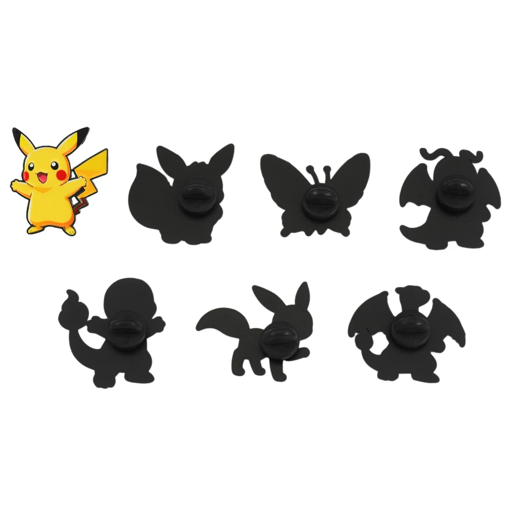 Cute Cartoon Fantasy Monster Enamel Pins Colorful Anime Creature Lapel Brooches, Hard Metal Badges for Backpack view 6