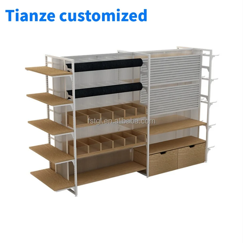 

(customized)Powder Coating Miniso Display Rack Store Morden Style Steel Material Retail Store Display Rack