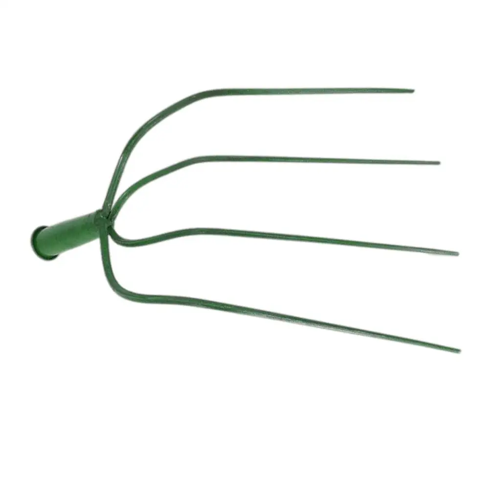 

Sturdy Agricultural Grass Fork Premium Metal Pitch-Fork Lightweight Portable for Farming Ranch Gardening Grass Forking Versatile