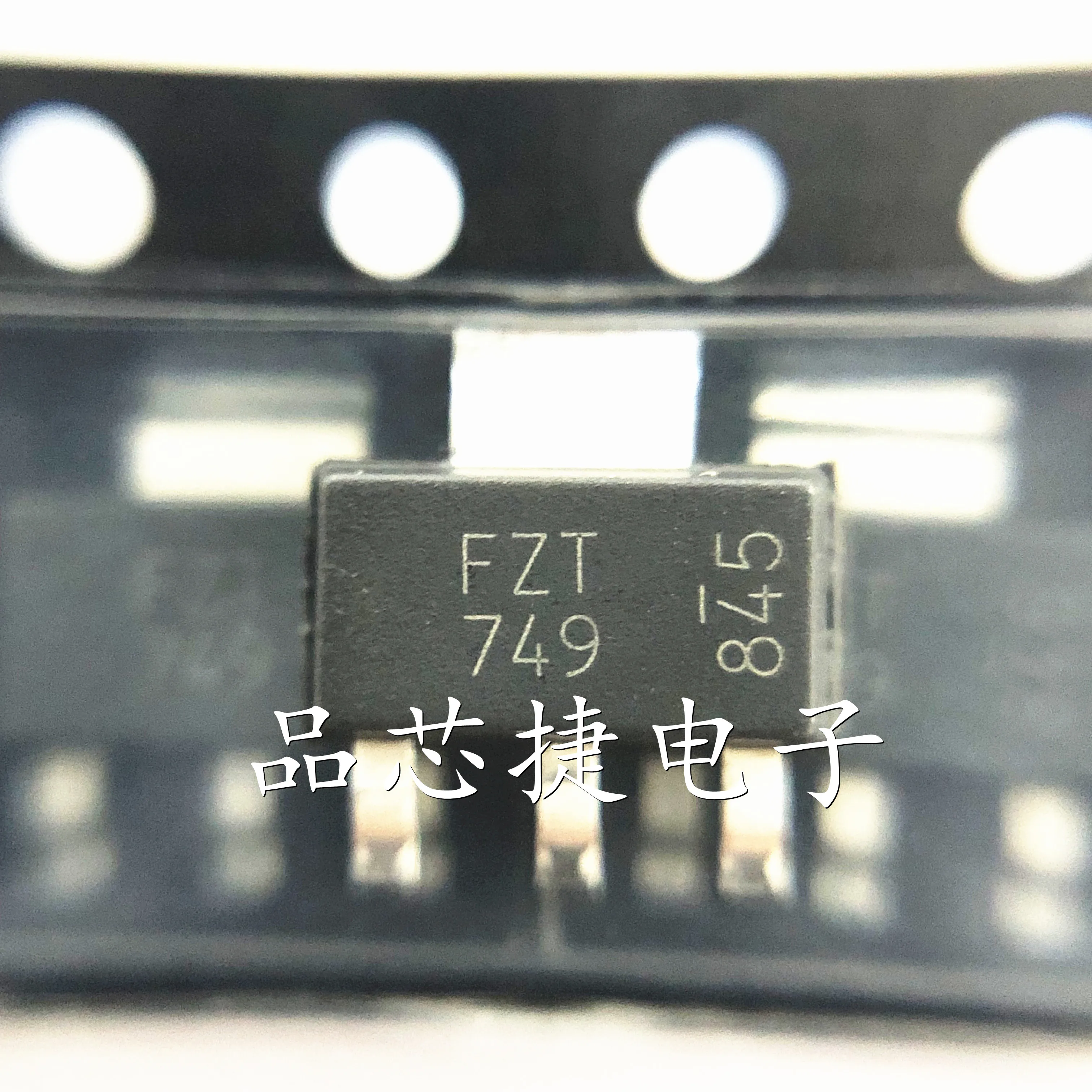 FZT749TA Marquage FZT749 SOT-223 25V 3A PNP Sistor NATO HAUTE PERFORMANCE 10 PCs/Lot