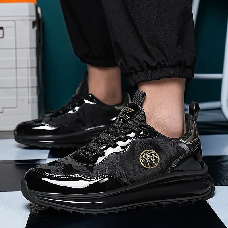 

2025 Autumn New Night Light Niche Design Low Top Casual Sports Shoes for Men Fashion Trend Versatile Comfortable Chunky sneakers
