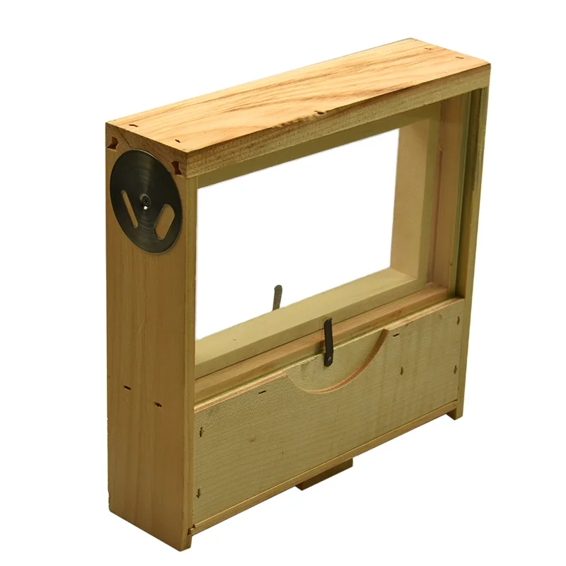 Benefitbee Wooden Observation Beehive Transparent Bee Hive Beekeeping Supplies