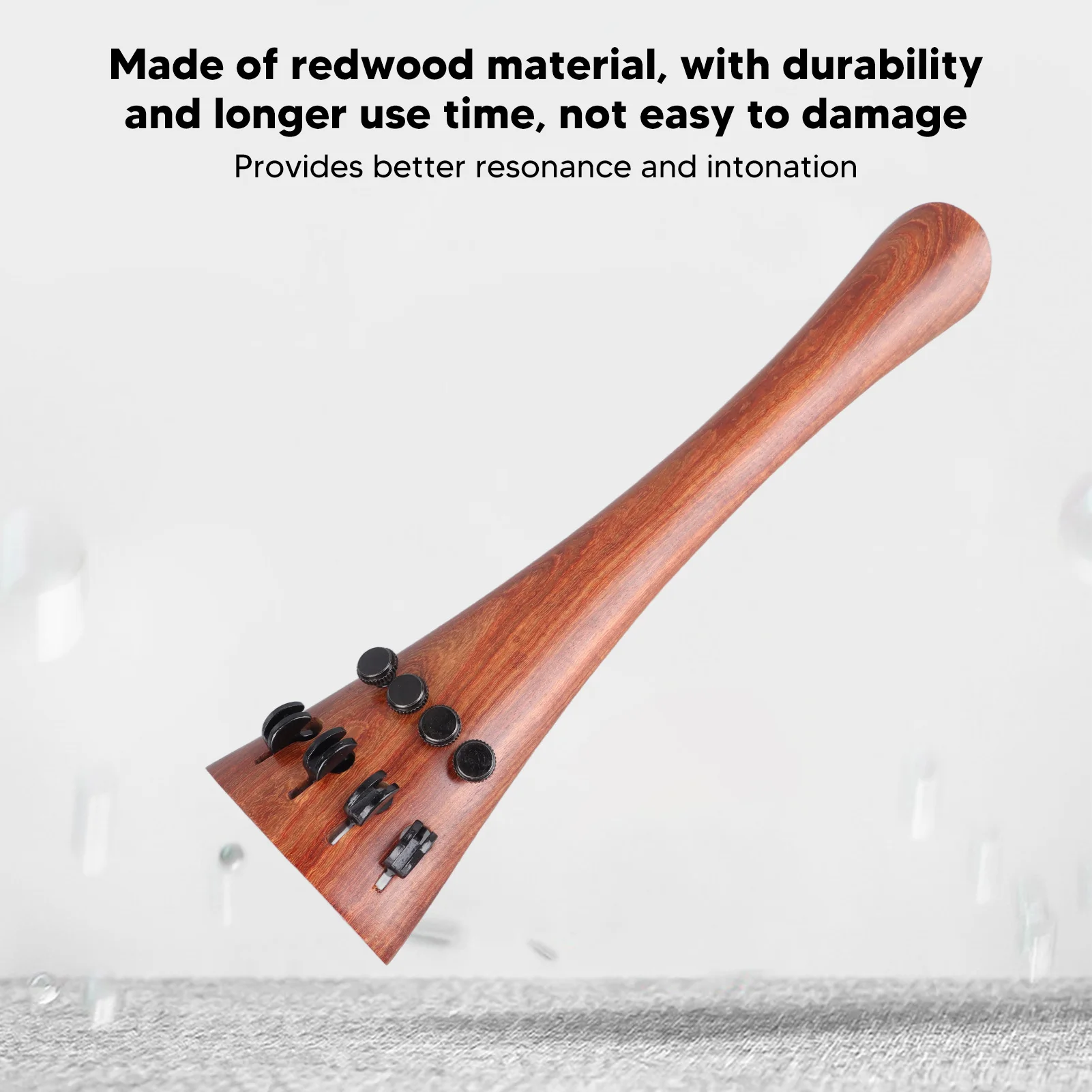 4/4 Cello Tailpiece Redwood Fuller Brighter Timbre Producing Classical Cello Musical Tailpiece