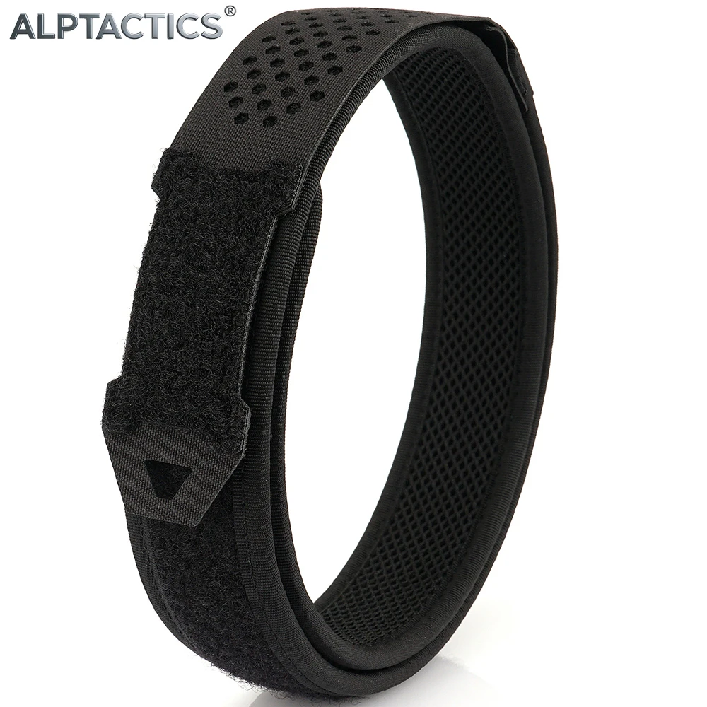 Cinto Tático ALPTACTICS de 3.8cm para Homens, Cinto de Nylon Premium de 95cm a 135cm com Fecho de Gancho e Laço, Cintos Militares sem Fivela
