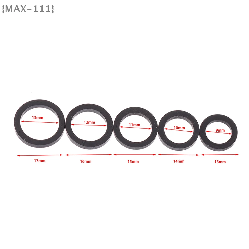 Picture 7: 【F2-MAX111】20Pcs Mixed Idle Wheel Belt Loop Pulley Rubber Rings - 9mm-13mm Cassette Deck Tape Recorder Audio Stereo Player Repai