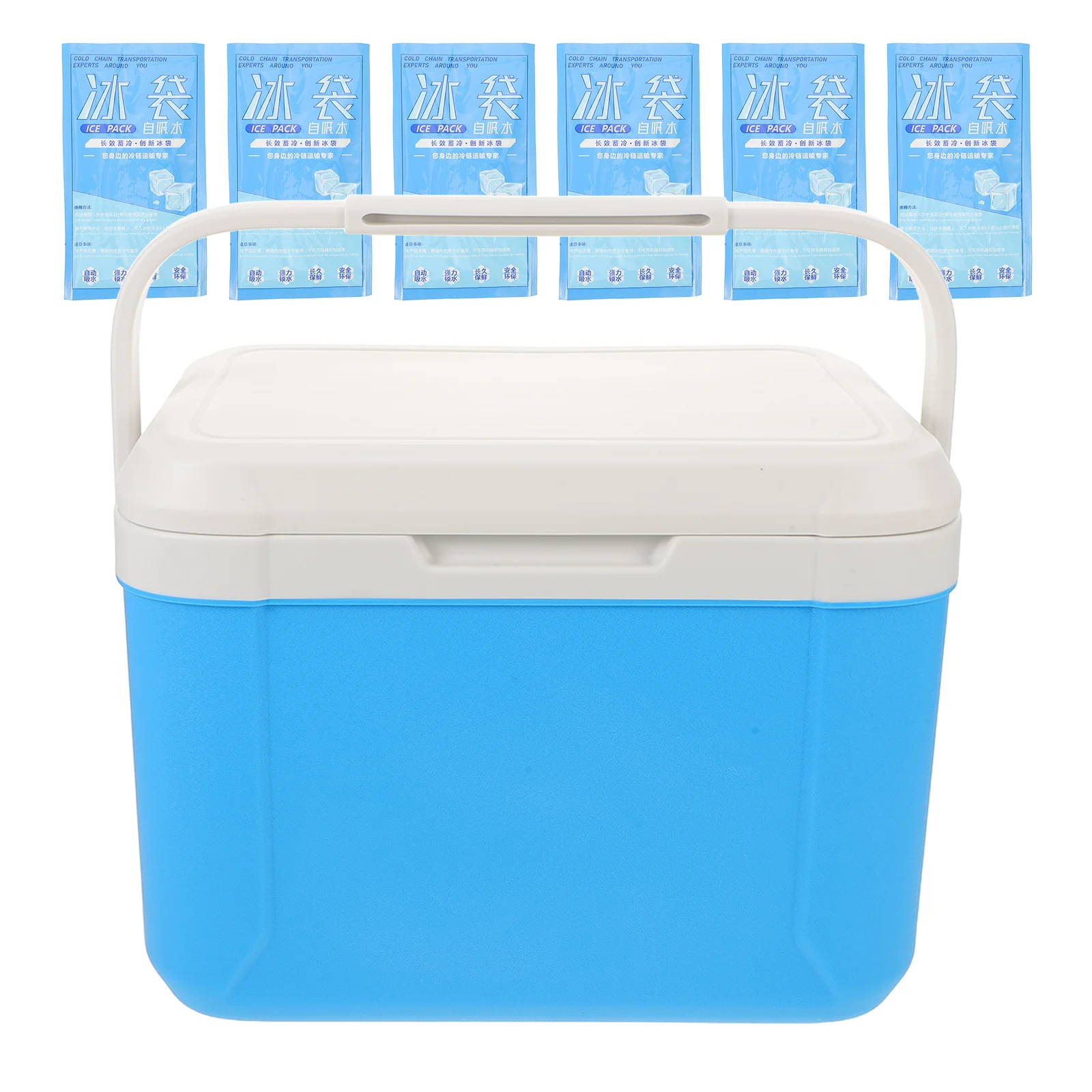 

1 Set 5.5L Portable Outdoor Insulated Box For Camping Picnic Fishing Travel Car Use Beverage Food Storage Boating Portable Food