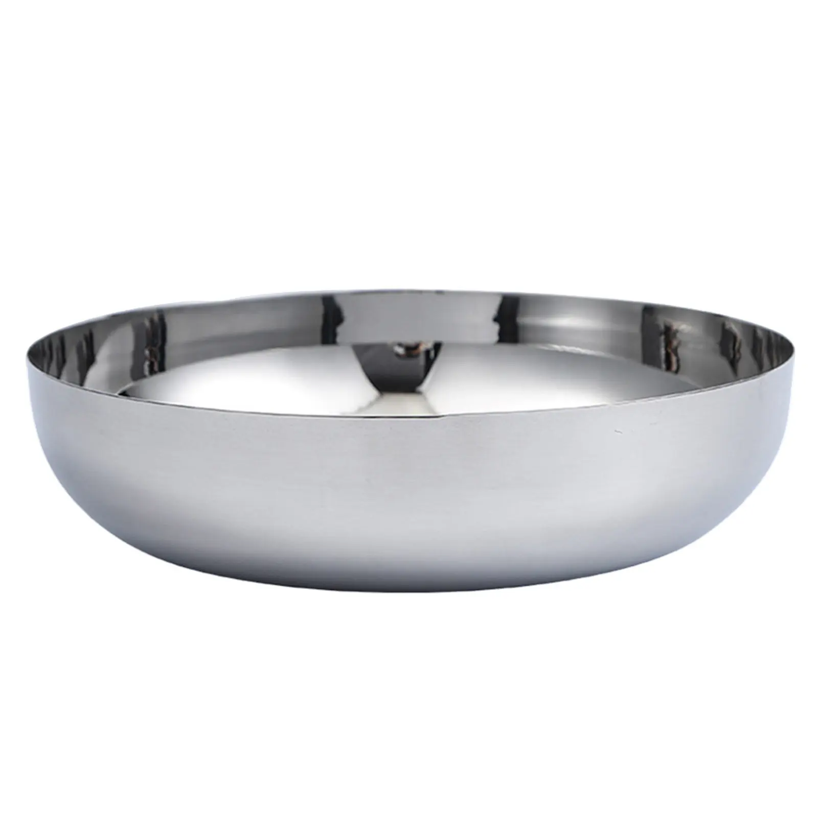 Stainless Steel Serving Bowl Elegant Sturdy Multi-Use Food Bowl for Fruit Salad Dessert Snacks Modern Home Dinner Party