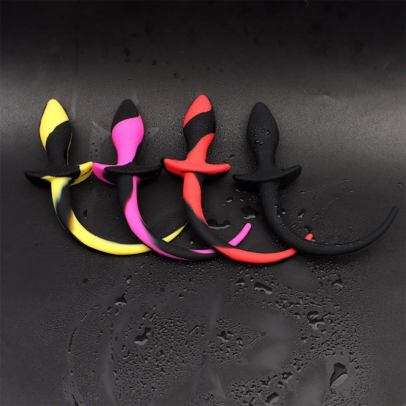 سيليكون الشرج بعقب المكونات ذيل الكلب النساء الاختراق المهبل محفز جهاز تدليك للبروستاتا الجنس لعب الكبار للأزواج المثليين مثليه