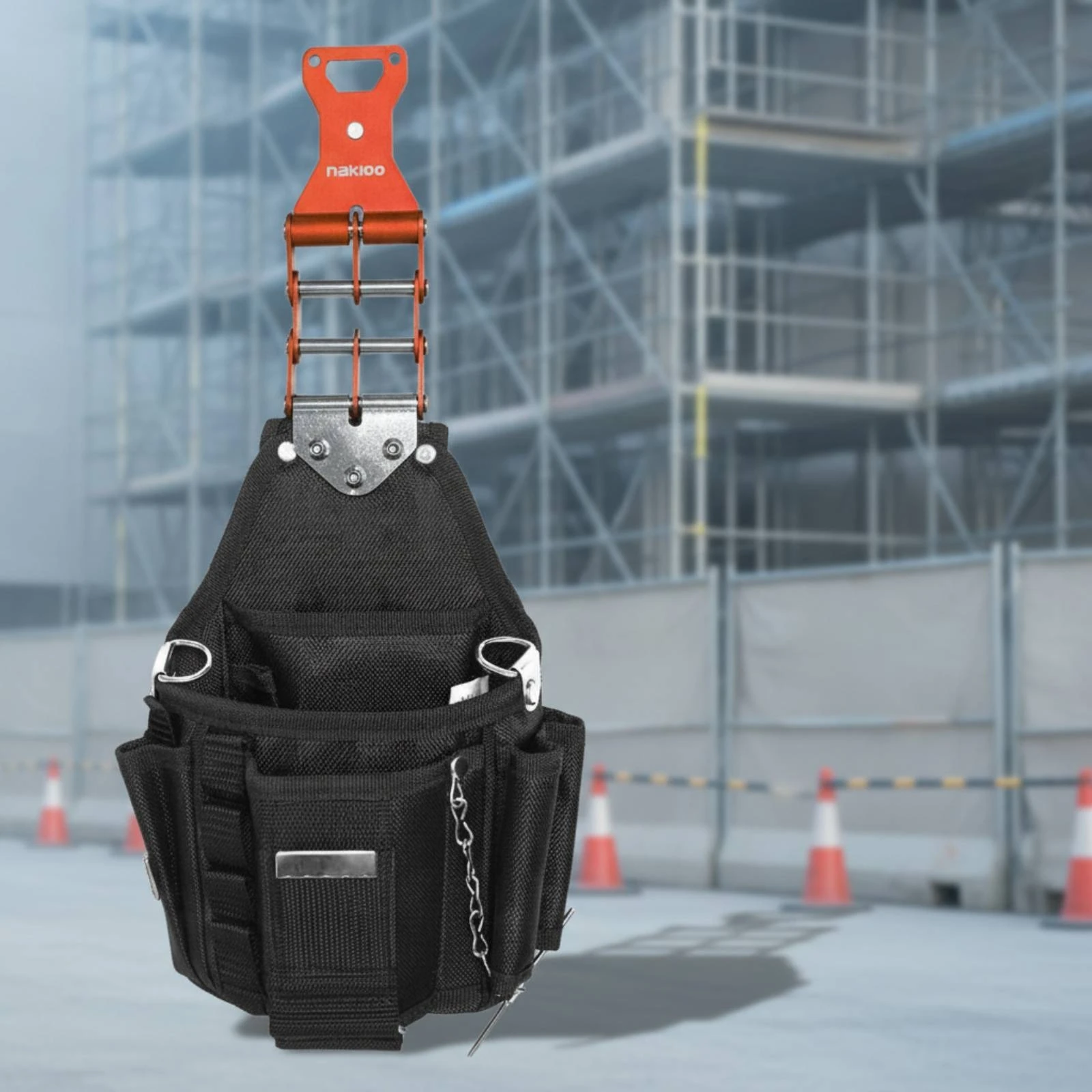 Tool Bag Chain Buckle Anti-Loosening Quick-Hang Tool Buckle Hardware Long-Lasting Efficient for Electricians, Jobsite