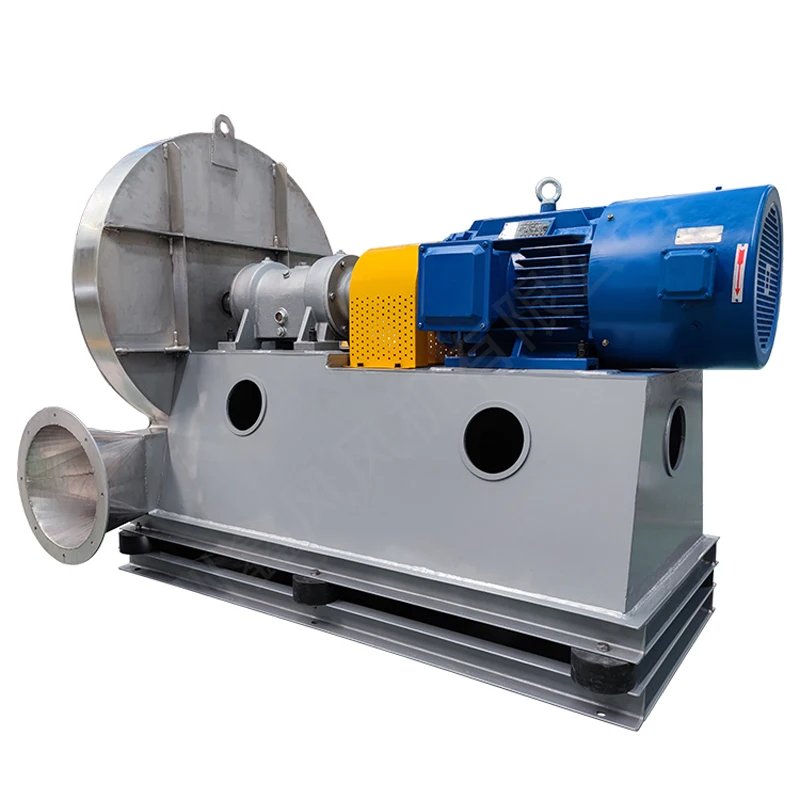 High Pressure Centrifugal Fan For Material Transportation Wood Chip Collection Environmental Protection Dust Removal ODM