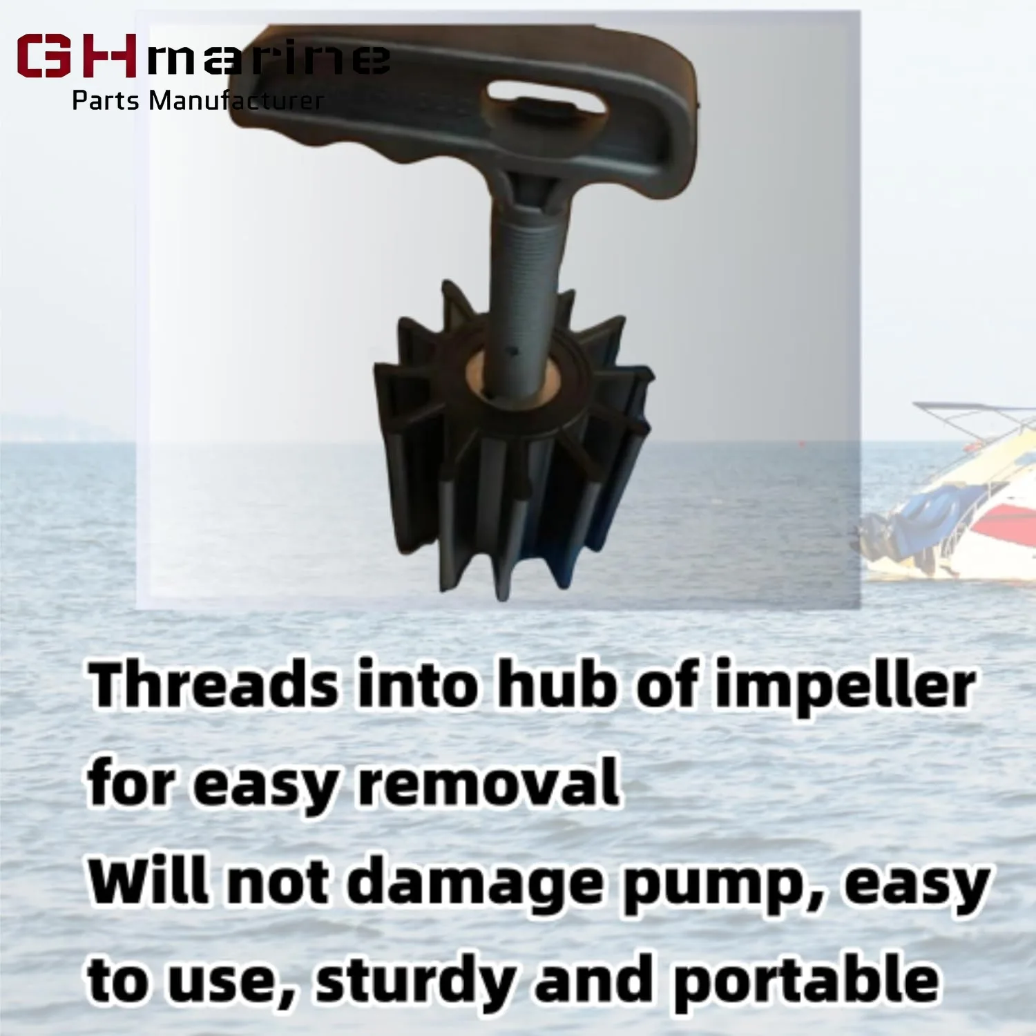 Boat Marine Impeller Puller Tool For Sherwood 17000K 18000K 22000K 26000K 29000K 30000K 3/4