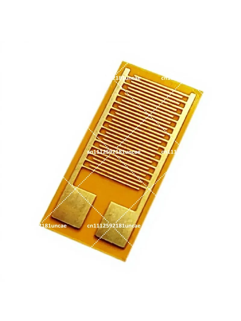 Flexible Interdigital Electrode IDE Capacitive Sensor Chip for Gas Humidity Detection Smart Wearable