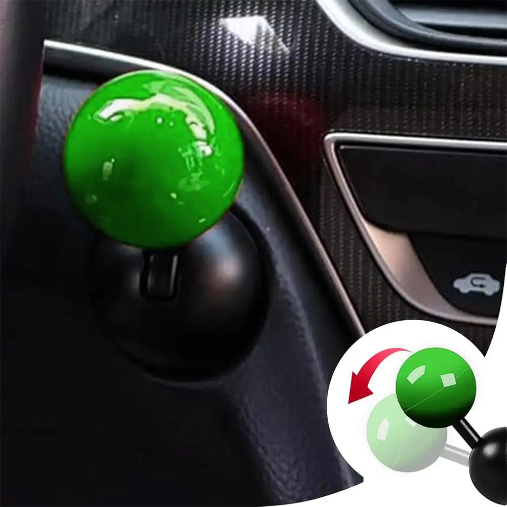 Car Engine Start Stop Button Plastic Pasting Accessories Start Operation Automotive Click Decorative One W9W5