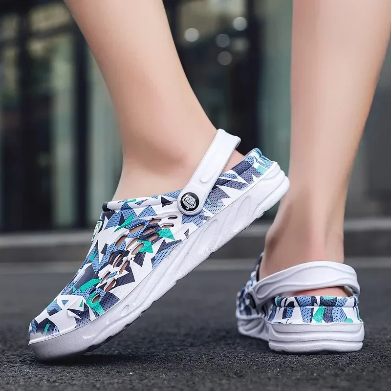 Light Mens รองเท้าแตะฤดูร้อนรองเท้าสําหรับชายกลางแจ้ง Wading Platform รองเท้าแตะชายหาดนุ่ม Antiskid กีฬาบุรุษรองเท้าแตะ