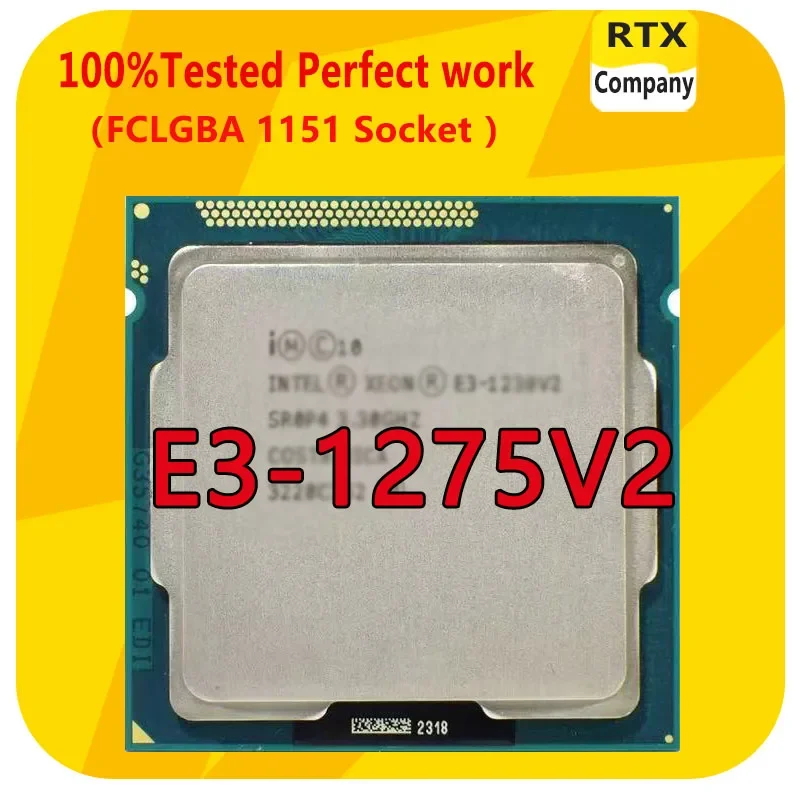 E3-1275V2 Xeon E3-1275V2 3.5GHZ Quad-Core CPU Processor 8M 77W LGA1155 for B75 H61 motherboard