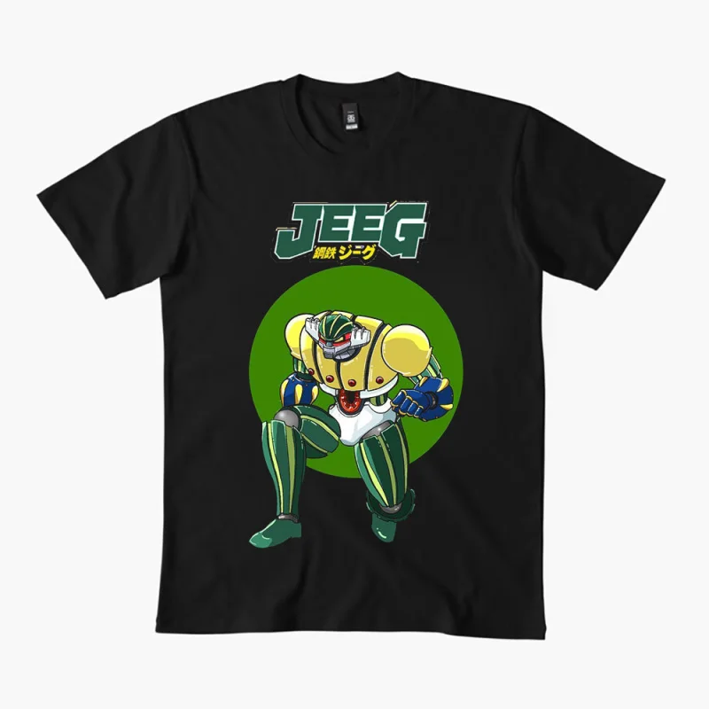 

80s Classic manga Mecha Graphic clothes 0405 Anime kotetsu Jeeg the avenger Steel Jeeg Robot t shirt Short-sleeve All size tops