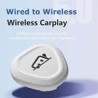 2024 New Wireless Carplay Adapter Mini Box Plug&Play Wireless Dongle BT5.0 WiFi for Wired CarPlay Cars For Apple Phone