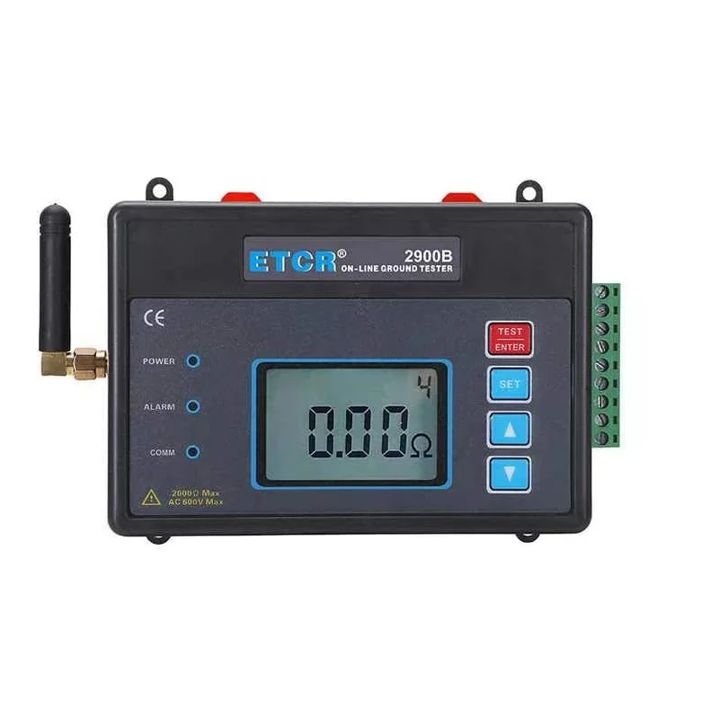 ETCR2900B ETCR2900 Online Real-time Monitoring Earth Resistance Voltage Tester MODBUS RS232 or RS485 2000ohm 0-600V AC