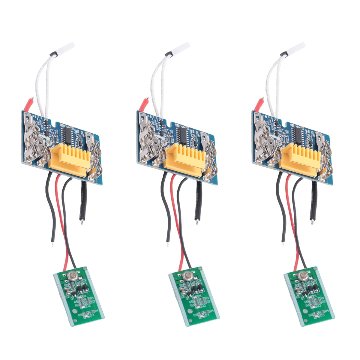 Efficient 3Pcs PCB Charging Protection Circuit Board for Makita 18V 1.5Ah