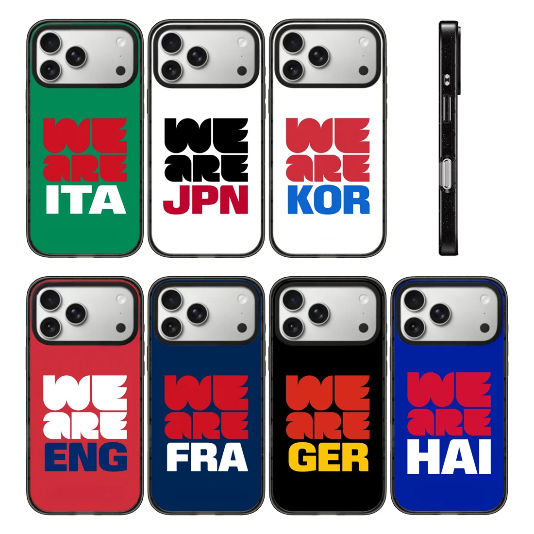 

KOR JPN ENG Acrylic Black Border Magnetic Phone Cover for IPhone 12 13 14 15 16 17 Pro Max Case for IPhone 17 Air