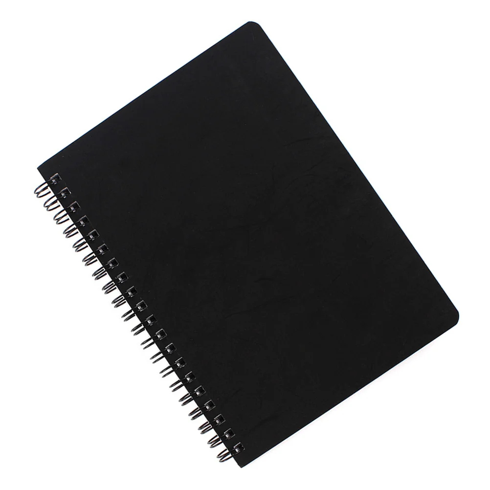 2pcs Vintage Kraft Paper Spiral Bound Blank Notebook For Drawing Writing School Stationery Art Journal Gift