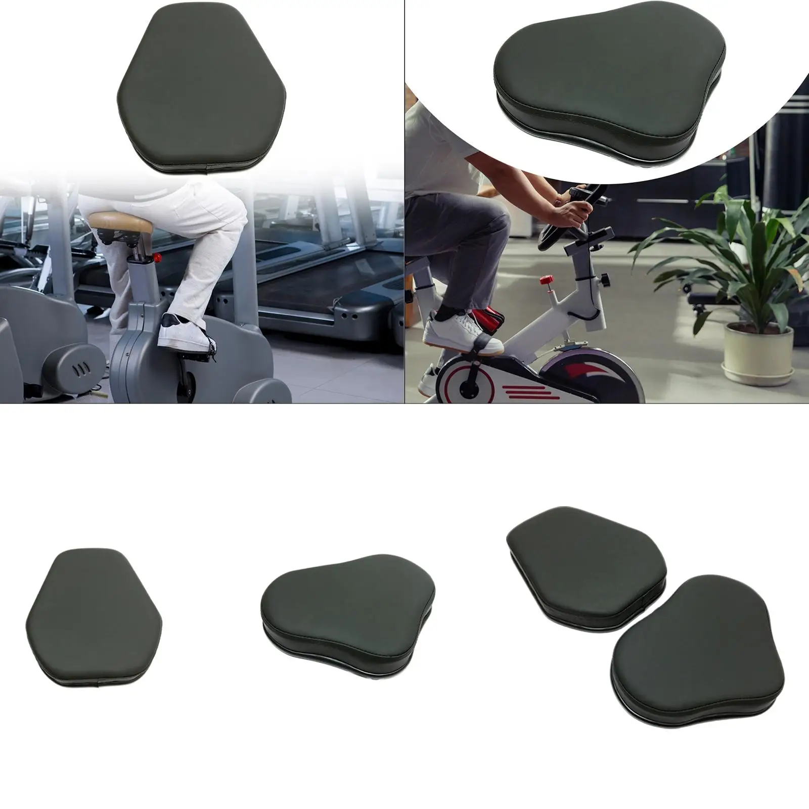 

Exercise Bicycle Cushion Cotton Pad Part Versatile Stationary Bike Padded