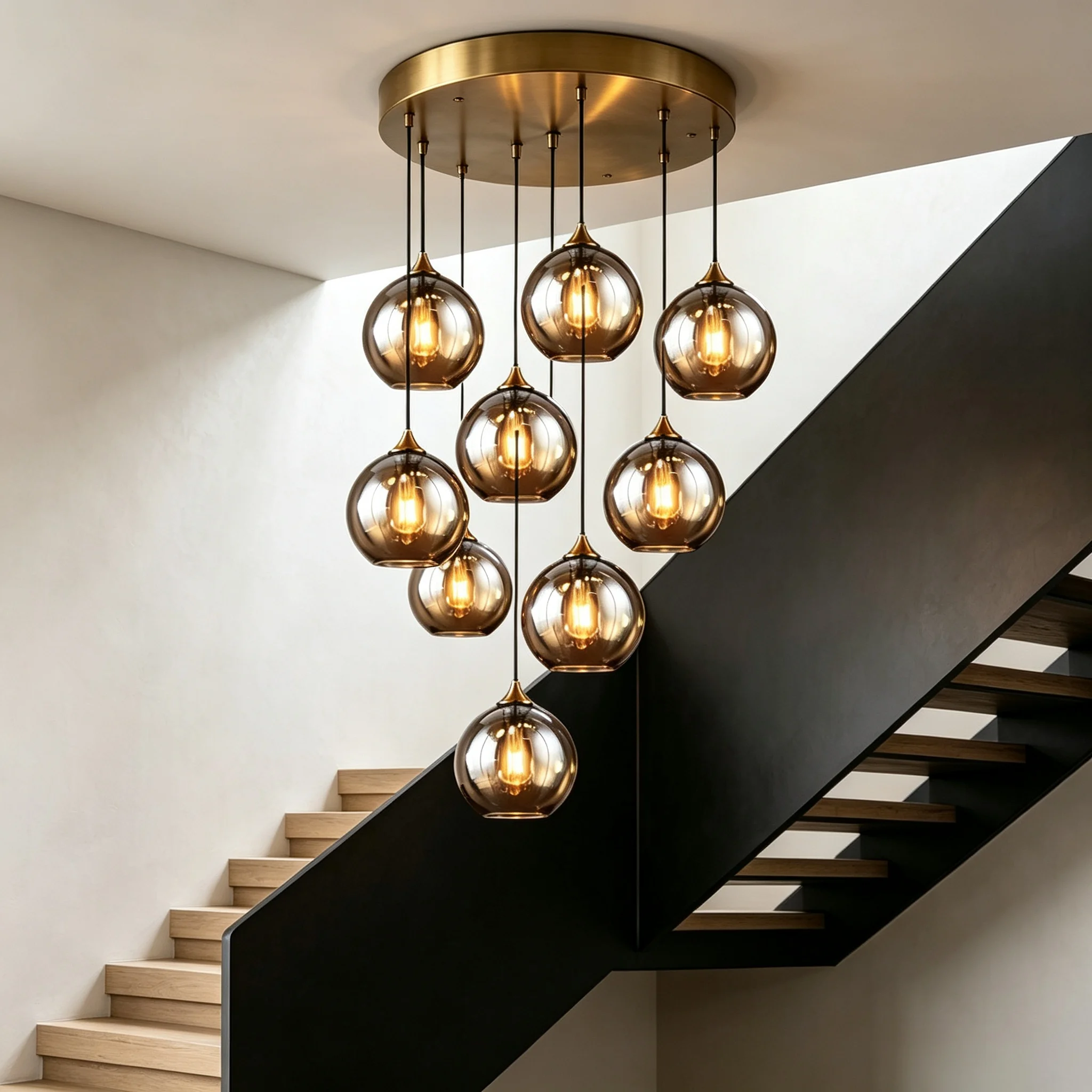 Nordic Glass LED Pendant Lights Modern Living Room Restaurant Kitchen Fixtures Ceiling Pendant Lamp Home Decor Bedroom Luminaria