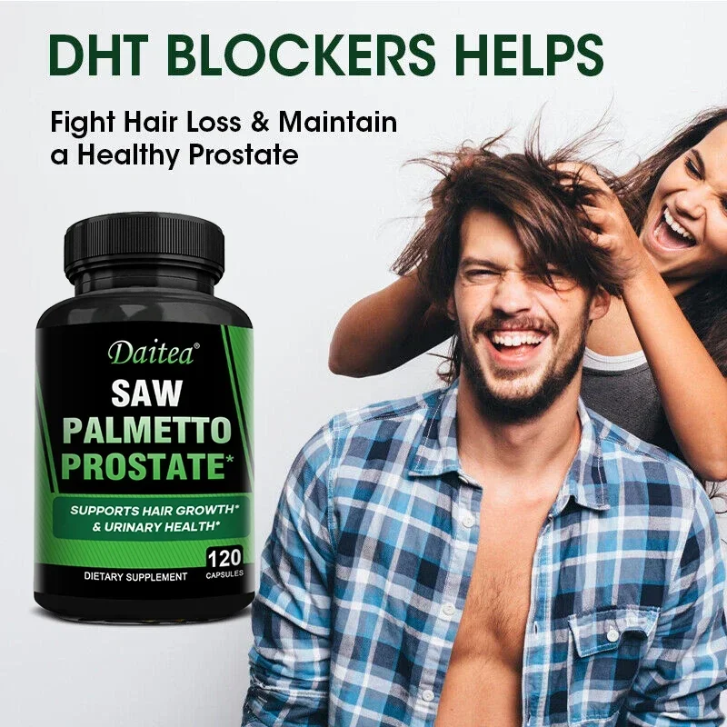 Saw Palmetto Capsules Help Promote Prostate Health,Reduce Baldness and Thinning Hair &Regulate Hormonal Sex Capsules in The Body