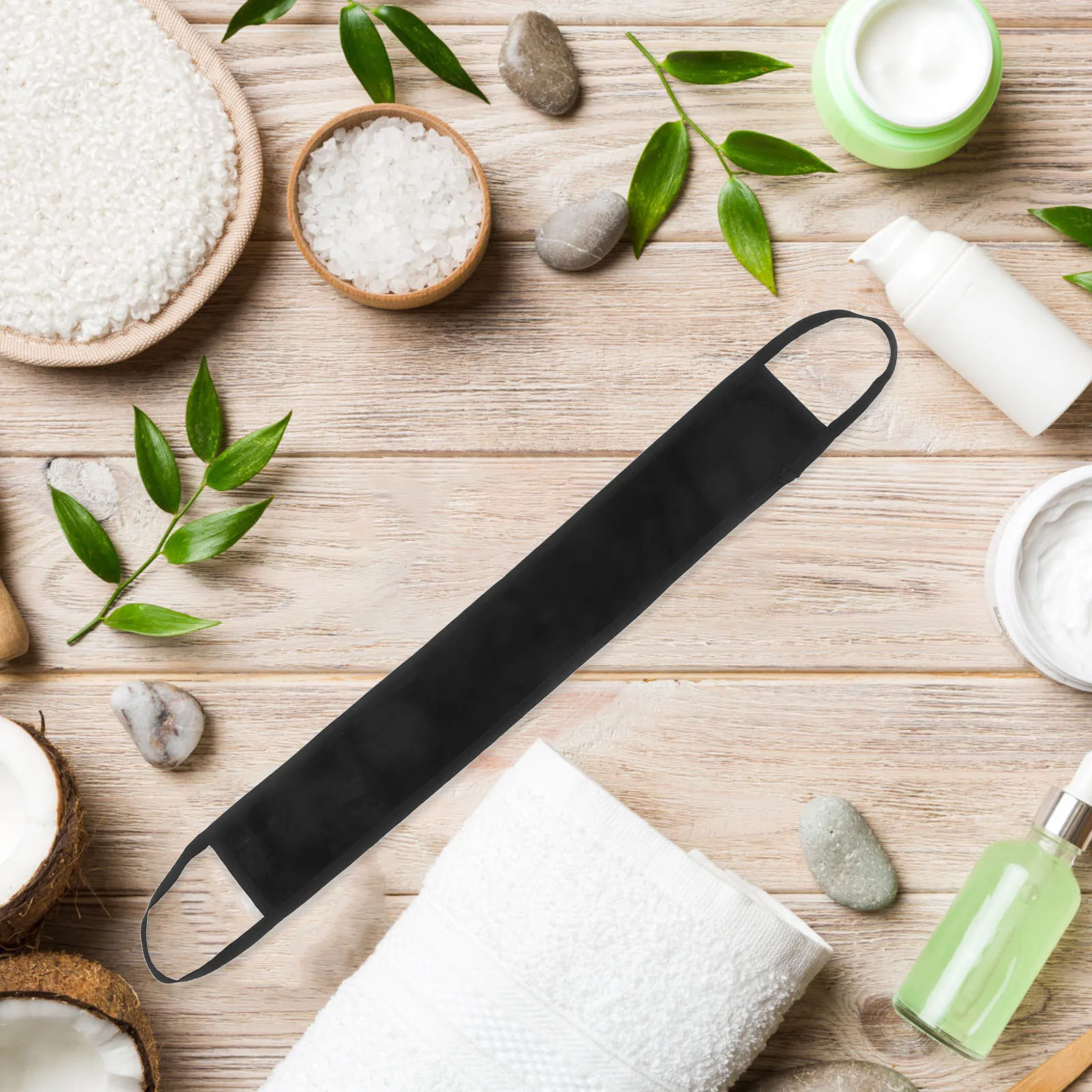 2 قطعة غسول الظهر قضيب المحمولة الذاتي دباغة حزام غسول هلام كريم قضيب قابل للغسل دباغة قفازات فرشاة اغتسال الإسفنج