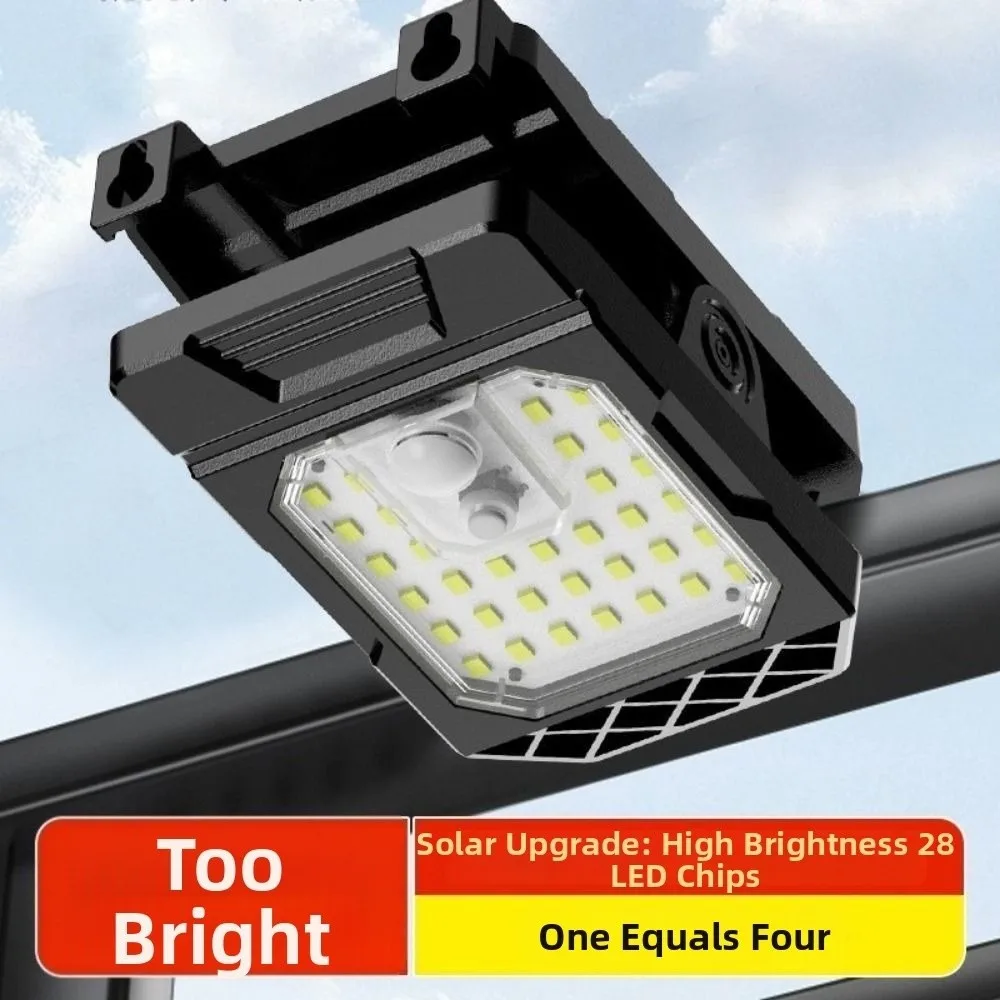 

Waterproof Solar Clamp On Lights Solar Powered Human Body Sensing Motion Sensor Lights Clip On 3 Lighting Modes Solar Clip Light