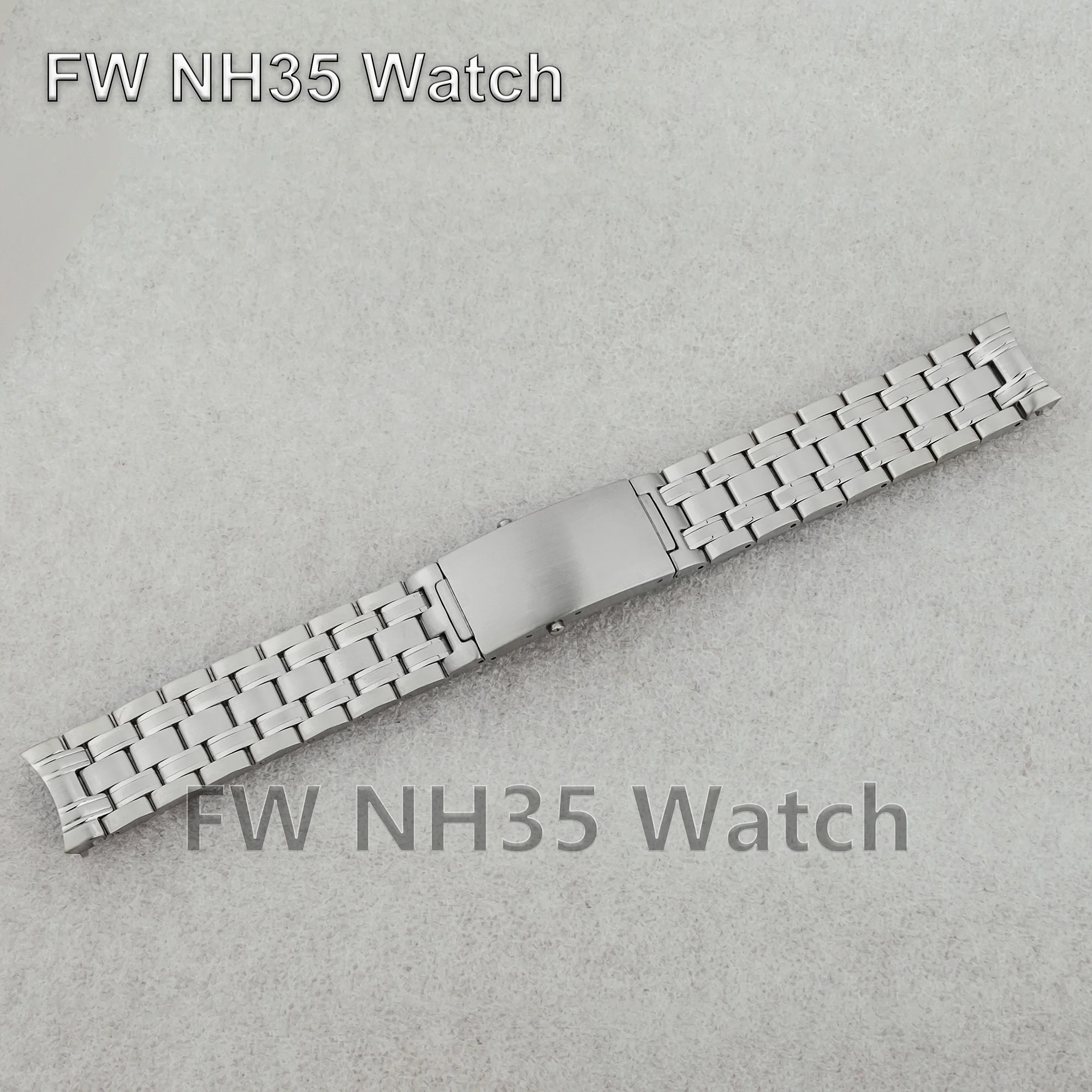 

20mm Watch Strap for Seamaster 300 41mm Case Stainless Steel Watch Band Watch Accessories Silver Black Metal Bracelet Wristband