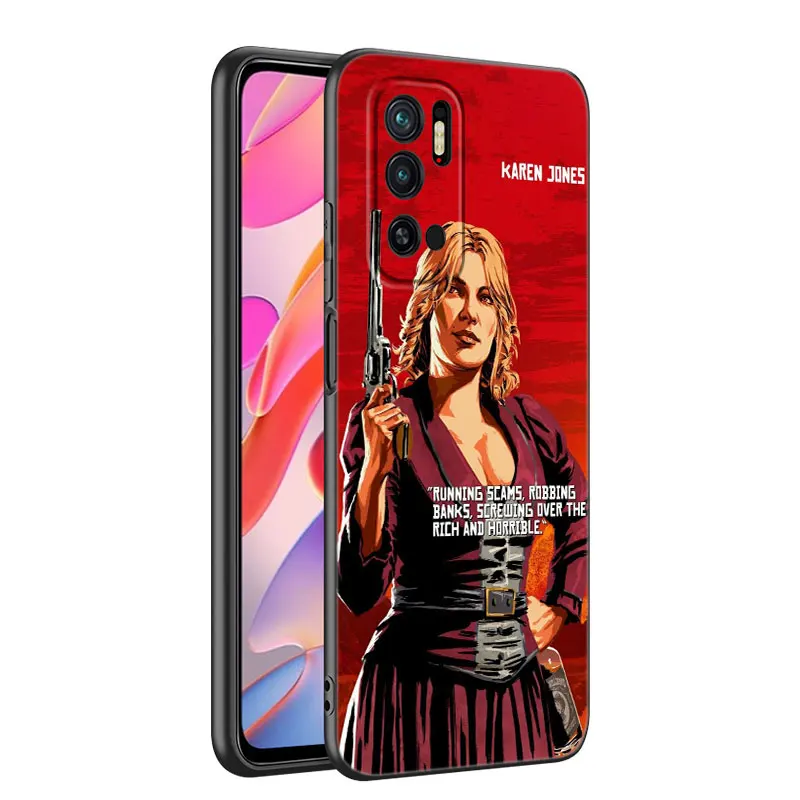 Red Dead Redemption RDR 2 Black Phone Case For Xiaomi Mi 9 SE 8 10T 11 12 13 Lite 9T 11T 12S 12T 13T 14 Pro 5G NE 11i 12X