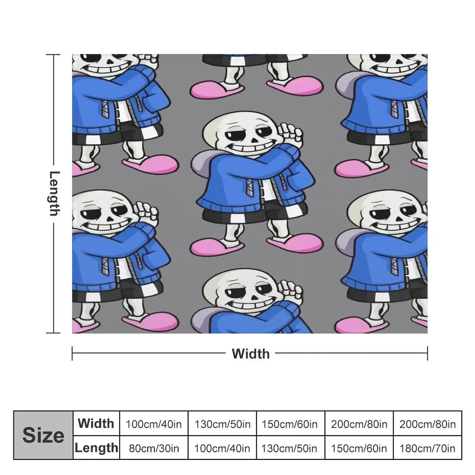 Undertale Sans Youth Boy_s_amp_Girl_s Soft Throw Blanket Large Plush Blankets