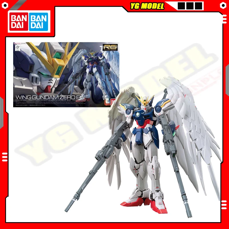 

BANDAI Gundam 1/144 RG Wing Gundam Zero EW Standard Model Kit Assembly Strike Strike Freedom Action Figures Model Original