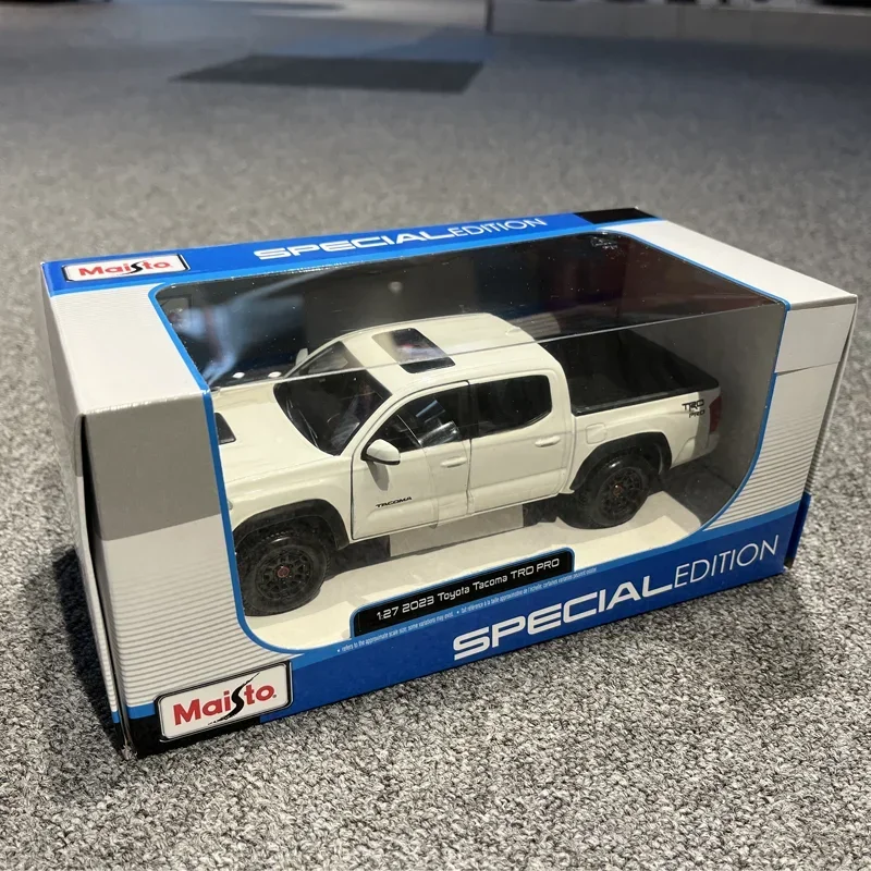 1:27 Toyota Tacoma Trd Pro Pickup Diecast Model Maisto 2023 Edition Modified Version Alloy Vehicle Fans Collection Toy Gift