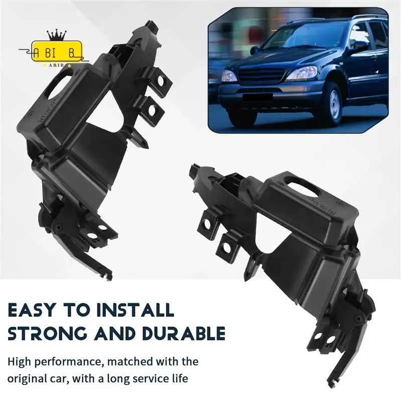 

ABIB-2 шт. передняя левая + правая противотуманная фара, кронштейн противотуманной фары для Mercedes W163 ML320 ML500 ML350 02-05 1638201212,1638201112