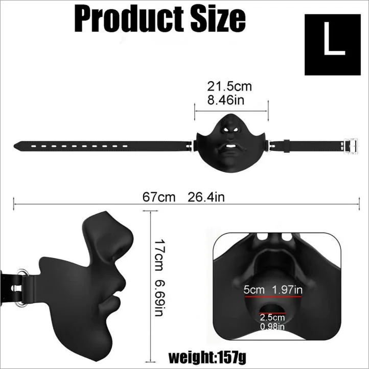 Plus Size Resin Half Face Mask With Adjustable Buckle Strap And Realistic Human Face Design For Halloween Cosplay Costume Party