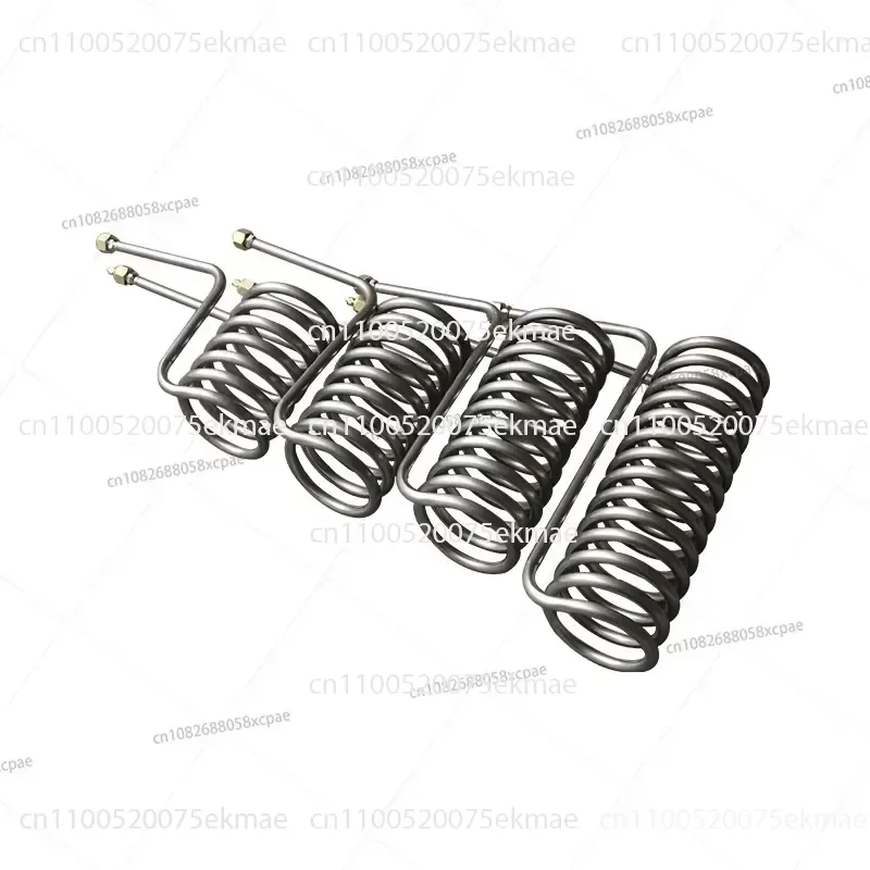 Refrigeration Seafood Fish Pond Titanium Tube Chiller Pure Titanium Heat Exchanger Evaporator
