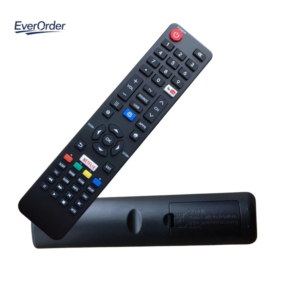 Nuevo control remoto de alta calidad para Fanco Atvio con botones Netflix YouTube, para Fanco Atvio Smart TV RC320