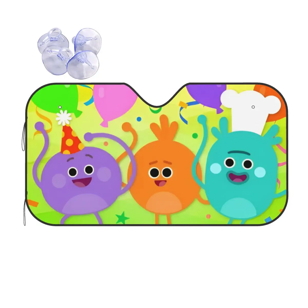 

Bumble Nums Cartoon Sunshade Windscreen Personality Car Front Windshield Sunshade Visor Solar Protect