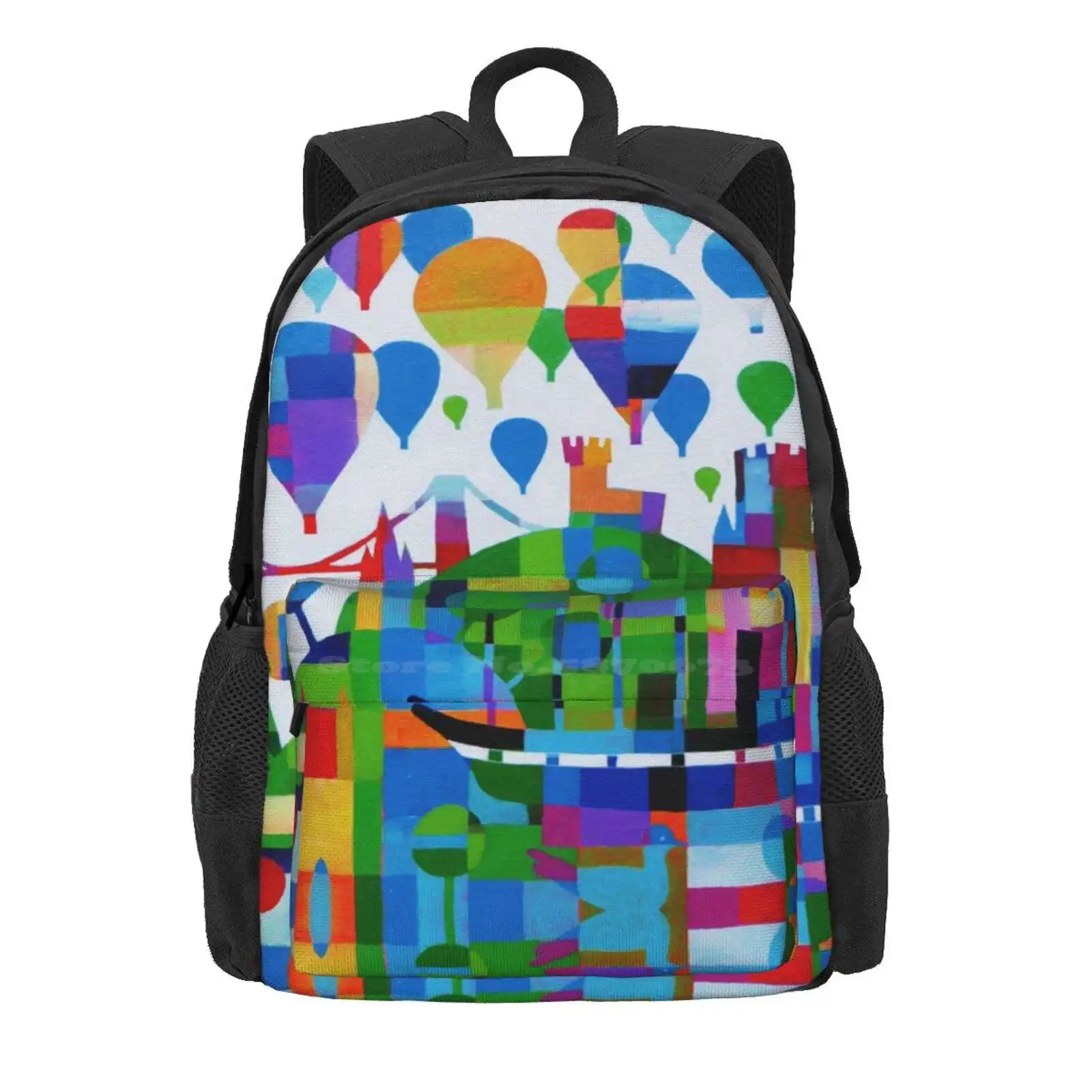 Fiesta Hot Sale Schoolbag Backpack Fashion Bags Bristol Balloons Fiesta England Cityscape Ss Great Britain Clifton Suspension