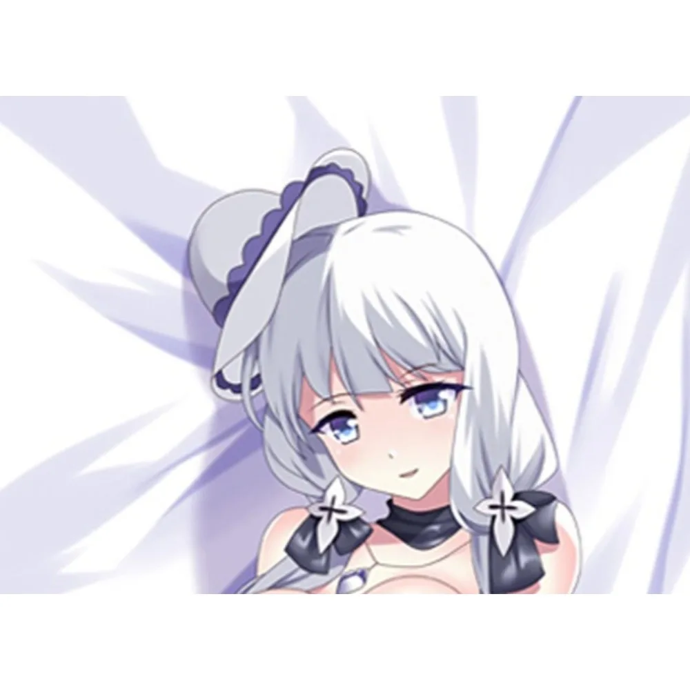 Anime Character Illustrious Full‑Size Dakimakura Sleeve Two‑Sided Printed Long‑Body Pillow Protector Washable Home Bedding Decor