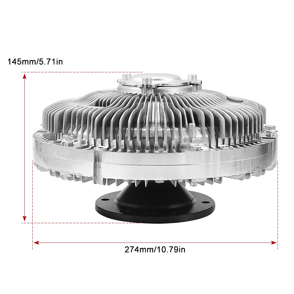 Truck Auto Spare Parts Radiator Clutch Fan Coupling New Cooling System Silicon Oil Fan Clutch Blade