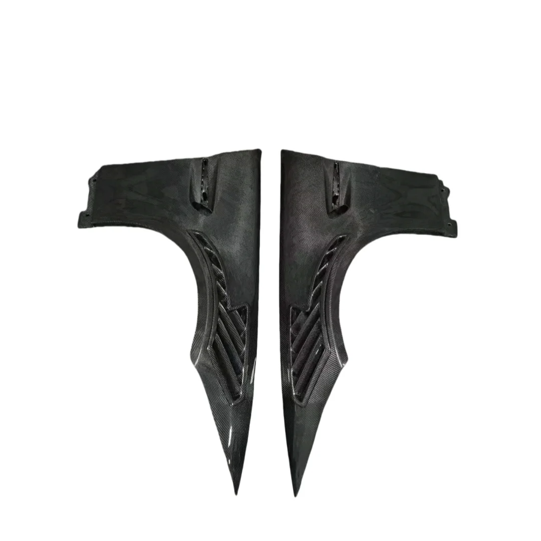 Para Serie 3 E92/E93 M3 2009-2013 estilo GT4 RS guardabarros delanteros de fibra de carbono Real de alta calidad personalizados