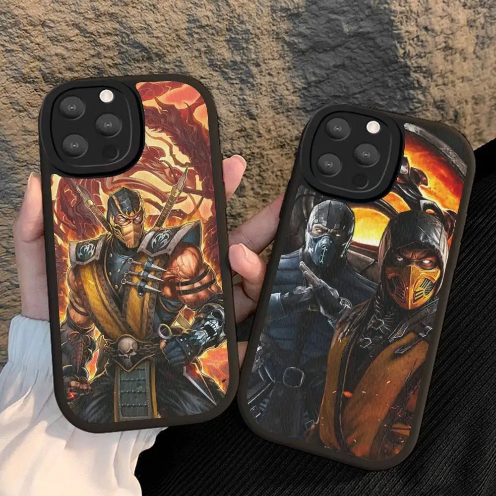 

Fighting Games Mortal Kombat Phone Case Hard Leather For IPhone 16 15 14 13 12 Mini 11 14 Pro Max Xs X Xr 7 8 Plus Fundas