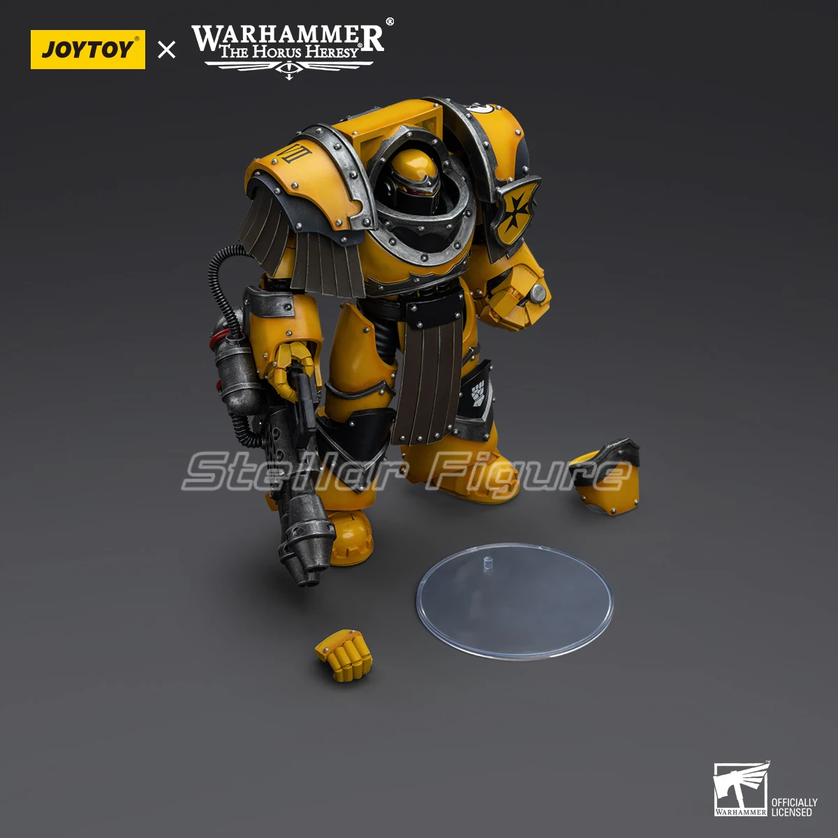 

【SF】JOYTOYS 1/18 Action Figure Warhammer 40K Imperial Fists Legion Cataphractii Terminator Squad Prime Model Toy Gift
