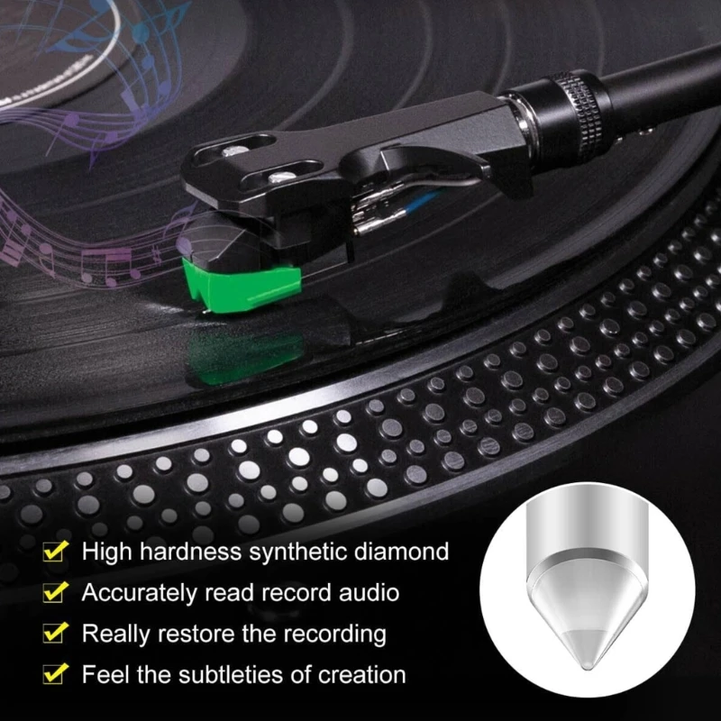 Thay thế kim máy ghi âm bằng nhựa bằng bàn chải làm sạch cho VMN95SP Thả vận chuyển