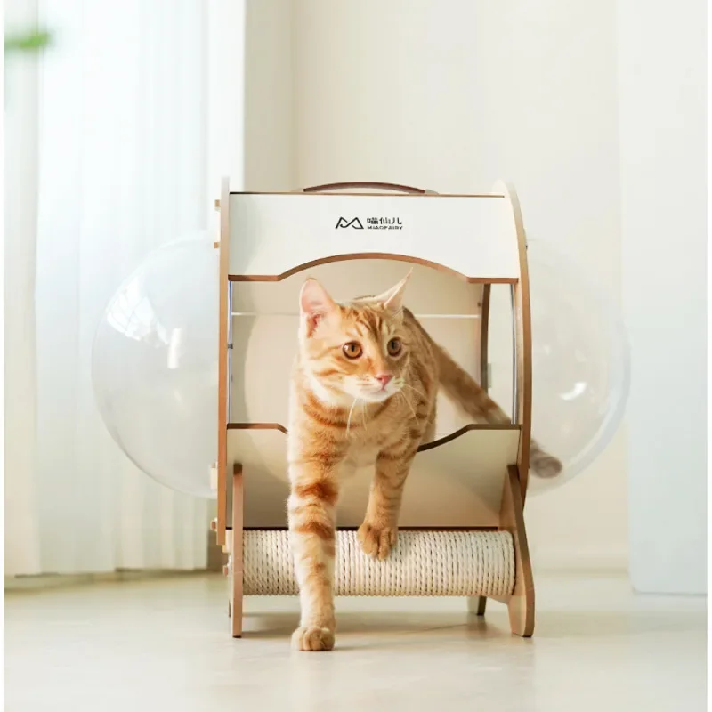 

Cat Nest Space Module Four Seasons Universal Semi enclosed Capsule Dog Nest Acrylic Cat House Cat Crawl Cat Delivery Room