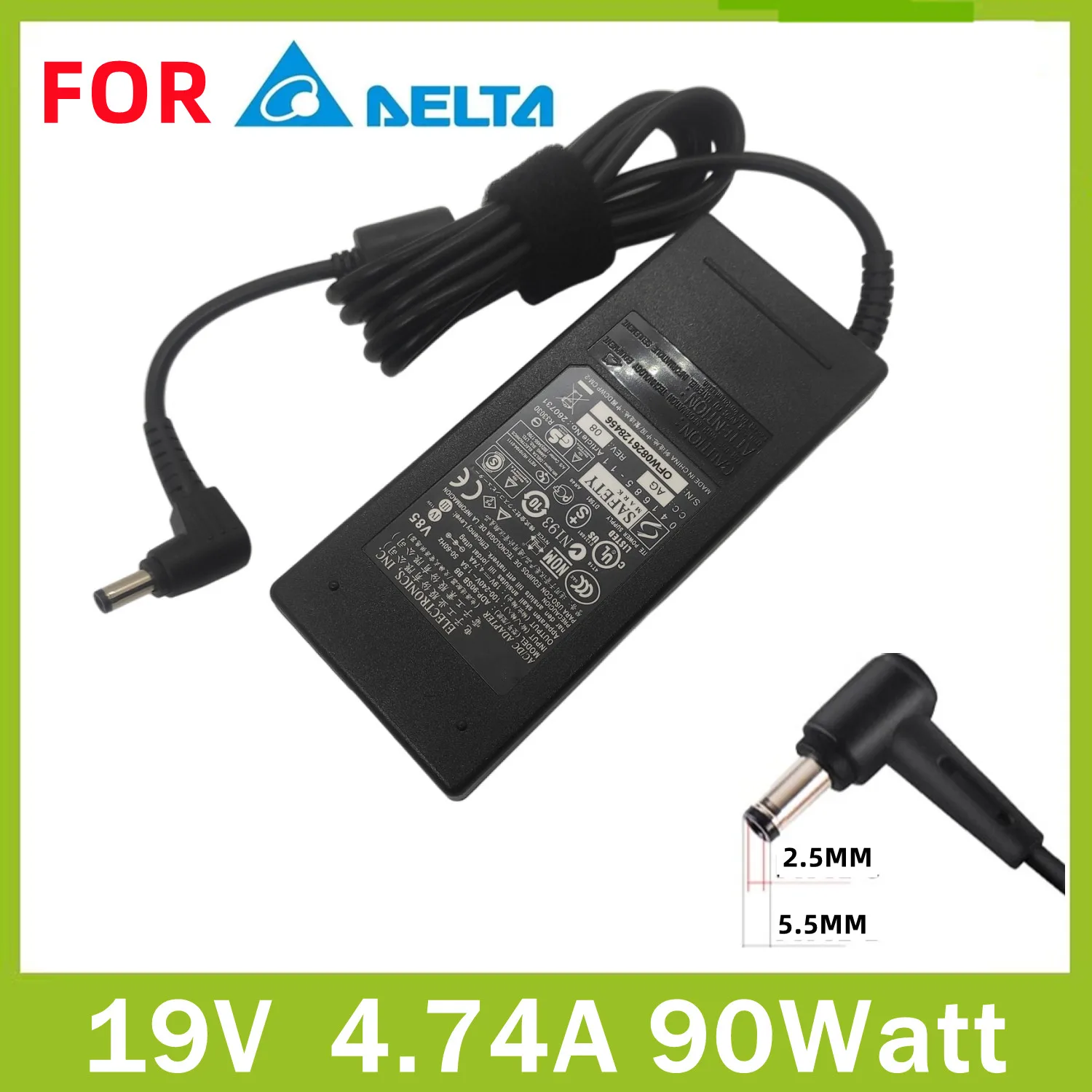 

19V 4.74A 5.5*2.5mm Laptop AC Adapter Charger For Toshiba For ASUS For Lenovo X550C W519L PA3468E-1AC3 E1-531 Power Supply